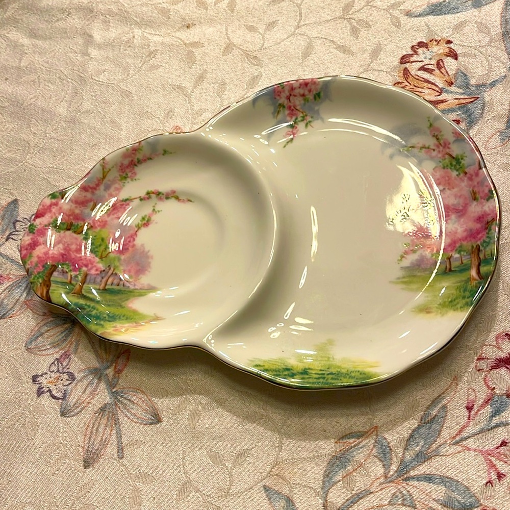 Rare Royal Albert Blossom Time Pink Saucer  Snack Plate England Bone China
